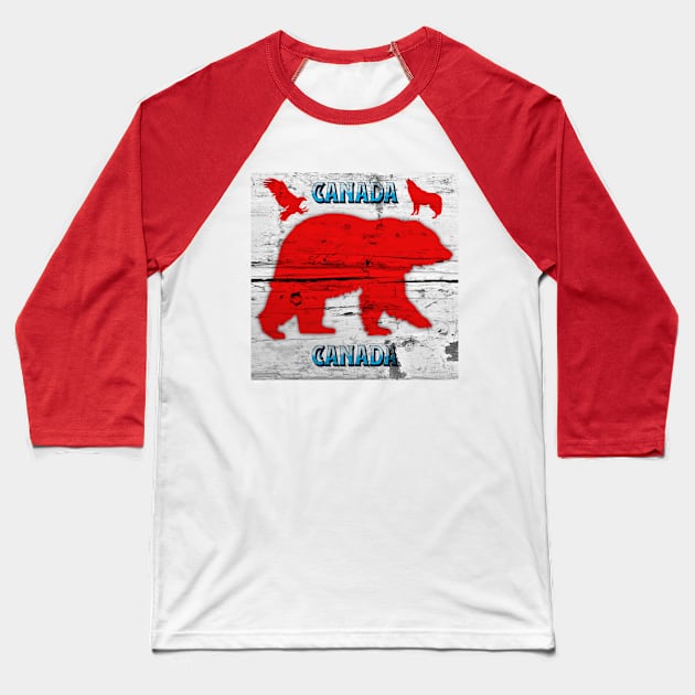 Canada Baseball T-Shirt by Nicoart2077